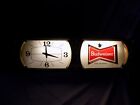 1960s Budweiser King Of Beers Lighted Clock Bar Sign Works Tavern Vintage Bowtie