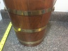 Vintage Mid Century Vermillion Walnut Ice Bucket