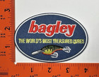 Bagley Fishing Lures Patch     Vintage Style Retro Tackle     Sew Iron On Hat Cap