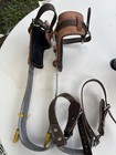 Buckingham Steel Climbing Spikes Gaffs W  Leather Pads   Straps