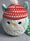 Squishmallow 4 5    Winston The Owl With Hat Holiday Winter Plush With Tag  Rare 