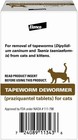 Elanco Tapeworm Dewormer For Cats 3 Tablets Praziquantel Worm Removal Treatment