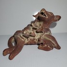 Vtg Mexico Terracotta Colima Dog Puppies corn Sculpture Aztec Prehispanic Style