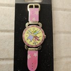 2008 Disney Watches Series Tinker Bell Pink Wrist Watch Hinged Pin