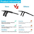 Motorcycle Black Fit For Harley Freewheeler 6   Rise 2  T-bar Handle Bar