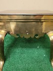 Antique Victorian Brass English Victorian Fireplace Hearth stool  bfeb-04-145 