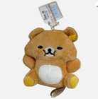 New Rilakkuma Brown Bear Korilakkuma Key Fob Keychain Plush Key Holder Toy San-x
