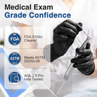 Vinyl Synthetic Exam Gloves  4 Mil  Latex Free Disposable Gloves For Medical  Co