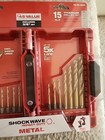 Milwaukee 48-89-4630 Kit Tin Shockwave  15-piece Titanium 