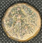 Yaudheya   s Of Punjab Lord Kartikeya With Peacock Brahmi Legend Ganasya Jaya Coin