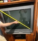 Sony Kv-36fs13 36  Trinitron Fd Wega Crt Tv Retro Gaming Original Remote Works 