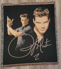 Ricky Martin Livin  La Vida Loca Signature Throw Blanket Woven Afghan Ex Cond