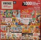 Ki Puzzles Vintage Kellogg s Cereals 1000 Piece Puzzle Nib