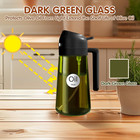 Yarramate 16oz 470ml Light-blocking Dark Oil Sprayer For Cooking  2 In 1 Olive O