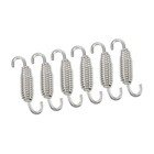 6 Pcs 55mm 2 17  Motorcycle Muffler Exhaust Pipe Spring Universal Stainless