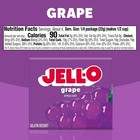 Jell-o Grape Gelatin Dessert Mix  3 Oz Box
