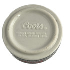 Vintage Coors Light White Ceramic Ashtray Adolph Coors Company Golden Colorado