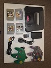  Nintendo 64 Console Bundle W  2 Controllers   4 Games  Mario Kart  Goldeneye   