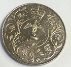 1977 Great Britain Crown  Queen Elizabeth Ii Silver Anniversary  Km 920