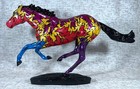 Custom Painted Breyer Model Horse Metallic Decorator Smarty Jones  Mold