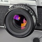 Pentax Asahi K1000 Se 35mm Film Camera W  Smc Pentax-a 50mm F2 Lens   Strap