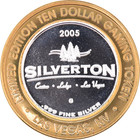 Silverton Las Vegas Nevada  shady Grove   10 Silver Strike  999 Fine Silver 2005