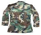 Usgi M81 Woodland Bdu Camo Combat Top Shirt Blouse 80   s   90 s Size Medium Long