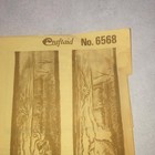 Craft Aid Vintage Leather Stencil  6568 Belt   Wallet Fish Floral