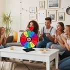 12inch Spinning Prize Wheel 12 Slots Section Tabletop Spinner Game Base Standing