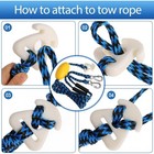 Heavy Duty Boat Tow Harness Tubing Self Centering Boat Tow Rope For Water Ski