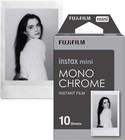 10 Prints Fujifilm Instax Mini B w Monochrome Instant Film For Fuji 12  11 9  8