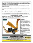 Pk-gts1500e Gas Powered Wood Chipper
