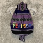 Baja Aztec Mexico Travel Hippie Drawstring Toggle Puerto Penasco Backpack