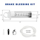 Motorcycle Brake Bleeder Kit  Hydraulic Disc Bleeding Tool With 100ml   50cm    