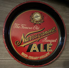 Vintage Narragansett Banquet Ale Metal Beer Tray 13  - Mid-century Breweriana Rh