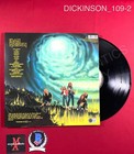 Bruce Dickinson Signed Iron Maiden The Number Of The Beast Vinyl Beckett Coa
