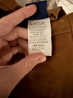 Lapco Flame Resistant Work Bib Overalls Brown Cotton Canvas Relaxed Sm Reg