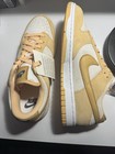 Nike Dunk Low Suede Beige White Colorblock Womens Low Top Sneakers