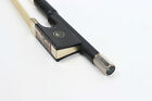Advanced 4 4 Violin Bow Carbon Fiber Ebony Frog Abalone Aaa Horse Hair
