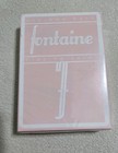 Fontaine Supreme Back Pink Playing Cards Card Deck Sealed Free Ship 