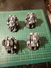 Lot Of 4 Rackham At-43 Una Fire Toad - United Nations Of Ava Table Top Minatures