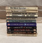 Lot Of 11 Vintage Mystery Paperbacks By Rex Stout  Nero Wolfe Series