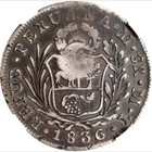 1837 Philippines 8 Reales T6 C s On Peru 8 Reales  Ngc Vf Details  Km-138 2