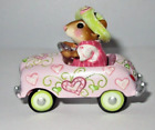 Wee Forest Folk Figurine Valentine Pedal Pusher Pink Car M-270s3 Le 312 500  box