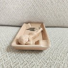 Vintage Wisconsin Ashtray  watch Your Butt In Wisconsin   Nude Sunbathing Woman
