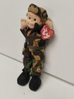 Ty Teeny Beanie Boppers Private Pete 2003 Handmade Rare With Tags Ornament