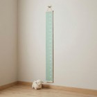 2pcs Wooden Height Chart For Kids Wall Hanging Green Reusable Measuring Ruler