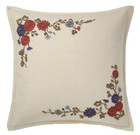 New Ralph Lauren Home Throw Pillow Remy Asian Floral Embroidered Gold Thread