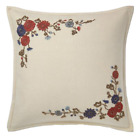 Nwt Ralph Lauren Home Chinese Floral Throw Pillow Gold Thread Embroidered