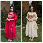 Designer Gown Salwar Kameez Anarkali Suit Indian Pakistani Bollywood Party Dress